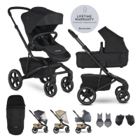 EASYWALKER SET XXL kočárek kombinovaný Jimmey Pepper Black s příslušenstvím