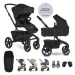 EASYWALKER SET XXL kočárek kombinovaný Jimmey Pepper Black s příslušenstvím