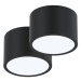 IMMAX NEO sada 2x RONDATE Smart stropní svítidlo 15cm 12W černé Zigbee 3.0 + DO