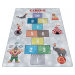Ayyildiz koberce Dětský kusový koberec Play 2909 grey Rozměry koberců: 80x120