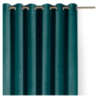 Sametový dimout závěs v petrolejové barvě 530x300 cm Velto – Filumi
