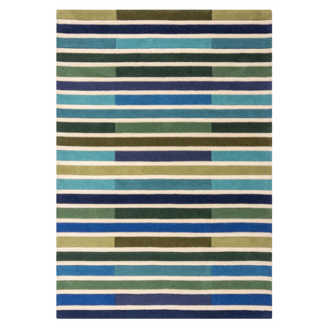 Zelený vlněný koberec 170x120 cm Piano - Flair Rugs
