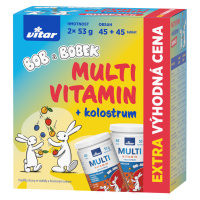 Vitar Multivitamin+kolostrum Bob a Bobek tbl.2x45