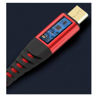 UC-007 | Micro USB 1M | USB 3A kabel pro telefon červená