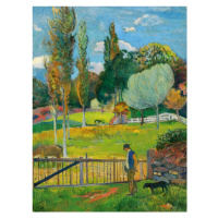 Obrazová reprodukce A Walk in The Park (Vintage Landscape) - Paul Gauguin, (30 x 40 cm)