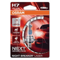 OSRAM H7 12V 55W PX26d NIGHT BREAKER LASER +150% více světla 1ks blistr 64210NL-01B