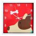Nástěnné hodiny Toro, pes, králík