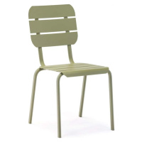 Zelené kovové zahradní židle v sadě 4 ks Alicante – Ezeis