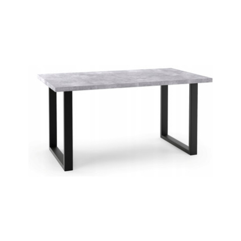 Jídelní stůl BOLO - beton/černá SZAFFETO