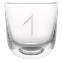Rückl designové sklenice na vodu Numbers Crystal Glass Clear