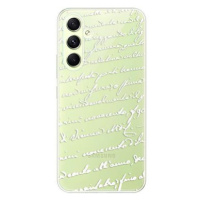 iSaprio Handwriting 01 pro white pro Samsung Galaxy A54 5G