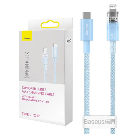 Kabel Fast Charging cable Baseus USB-C to Lightning Explorer Series 2m, 20W, blue (6932172629090