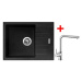 Sinks Perfecto 650 Granblack + Elka