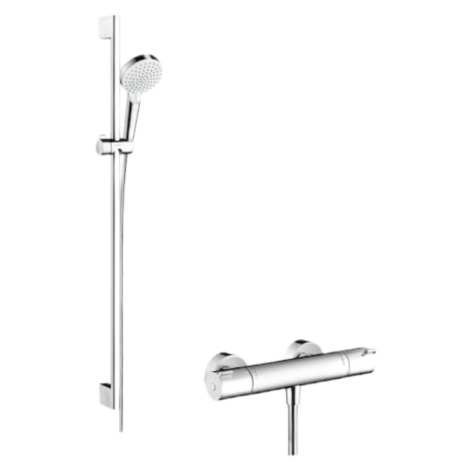 Sprchová baterie Hansgrohe Crometta se sprchovým setem 150 mm bílá/chrom 27813400