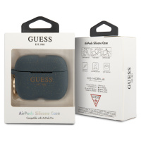 Guess silikonový kryt GUACAPSILGLBL pro Airpods Pro, blue