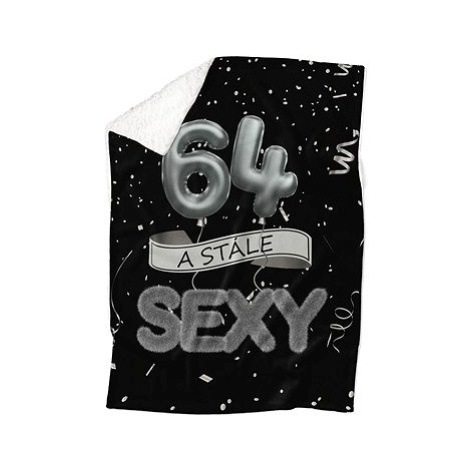 IMPAR Beránková deka Stále sexy – Černá - 64 let