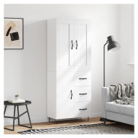 vidaXL Skříň highboard bílá 69,5 x 34 x 180 cm kompozitní dřevo