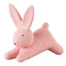 Dekorace zajíček Rosenthal Rabbits, střední, růžový, 10,5 cm