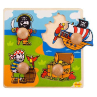 Bigjigs Toys Vkládací puzzle piráti