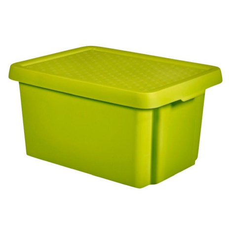 Box s víkem Essentials 16l zelený Curver BAUMAX