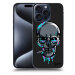 Silikonový černý obal pro Apple iPhone 16 Pro Max - EARTH - Lebka 3.0