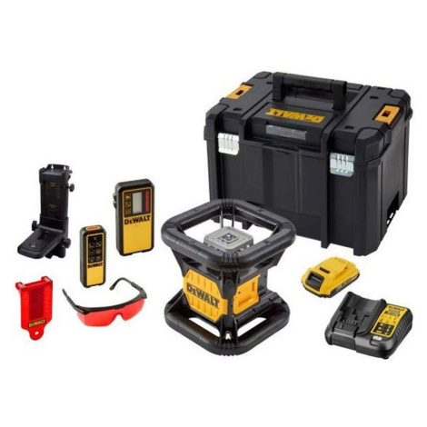 DeWALT Příslušenství - 18V AKU rotační laser, dosah 600 m, s příslušenstvím, 1x aku 2,0 Ah XR, n