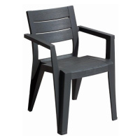 Zahradní židle Keter Julie - 61,5 x 58,5 x 79 cm - Graphite
