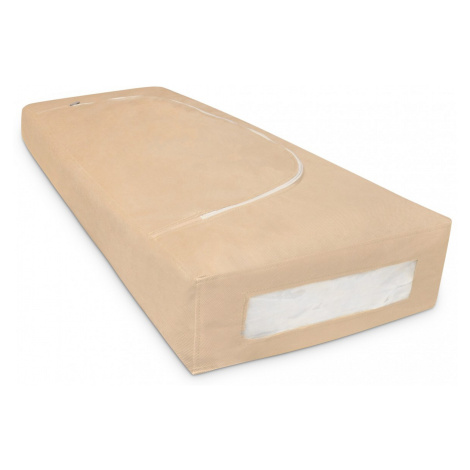 Úložný box-organizér na lůžkoviny a oblečení, béžová, 105x50x16 cm Mybesthome MyBestHome PRO