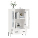 vidaXL Skříň highboard lesklá bílá 69,5 x 31 x 115 cm kompozitní dřevo