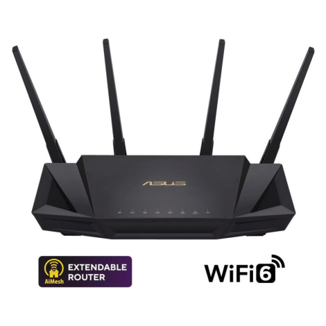 ASUS RT-AX58U V2 (AX3000) WiFi 6 Extendable Router, AiMesh, 4G/5G Mobile Tethering