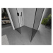 MEXEN/S Kioto Sprchová zástěna WALK-IN 125 x 80 cm, transparent, černá 800-125-202-70-00-080