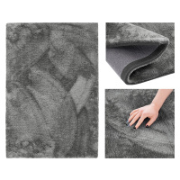 Kusový koberec AmeliaHome Morko tmavě šedý