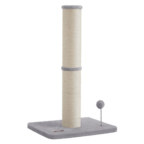 SONGMICS Škrabadlo pro kočky Caddy 85 cm šedé/béžové
