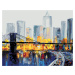 Malování podle čísel - RUŠNÝ NEW YORK Rozměr: 40x50 cm, Rámování: vypnuté plátno na rám
