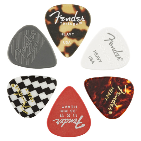 Fender 351 Picks Material Medley Heavy