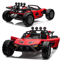 mamido Elektrické autíčko Buggy Racing 2x200W PA0281 červené