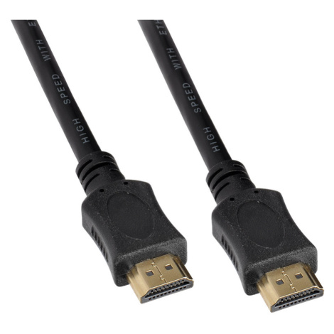 SOLIGHT SSV1222 HDMI kabel s Ethernetem, HDMI 2.0 A konektor - HDMI 2.0 A konektor, blistr, 2m