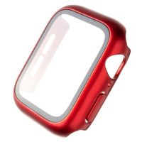 FIXED Ochranné pouzdro Pure+ s temperovaným sklem pro Apple Watch 41mm FIXPUW+-817-RD, červené