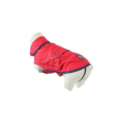 Obleček pláštěnka pro psy St Malo červená 55cm Zolux
