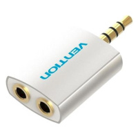 Vention 3.5mm Jack Male to 2x 3.5mm Female Audio Splitter Silvery