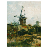 Obrazová reprodukce Windmills on Montmartre, Vincent van Gogh, 30 × 40 cm