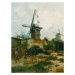 Obrazová reprodukce Windmills on Montmartre, Vincent van Gogh, 30 × 40 cm