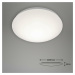 BRILONER LED stropní svítidlo, pr. 28 cm, 12 W, bílé BRILO 3324-016