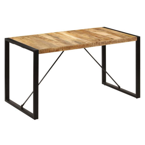 vidaXL Jídelní stůl 140 x 70 x 75 cm masivní mangovníkové dřevo