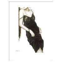 Umělecký tisk Janel Eleftherakis - Little Black Dress I, (60 x 80 cm)