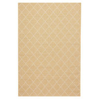 Dekoria Koberec Lineo honey gold/snow white 160x230cm, 160 x 230 cm