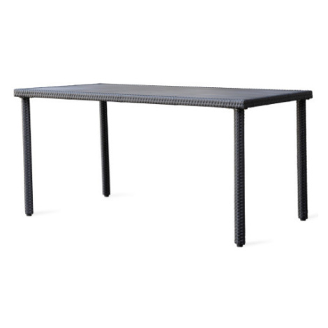 Obdélný zahradní stůl Alford 150x90 cm, černý Asko