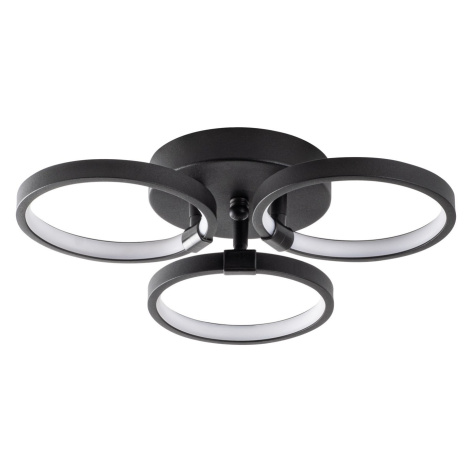 Opviq Stropní LED svítidlo Halka černé Opviq lights