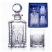 Onte Crystal Bohemia Crystal ručně broušený whisky set Exclusive 1+2