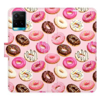 iSaprio flip pouzdro Donuts Pattern 03 pro Vivo Y21 / Y21s / Y33s